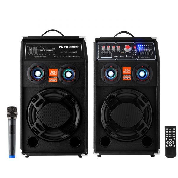 Boxe active 500W,+ microfoane wireless, foto 0