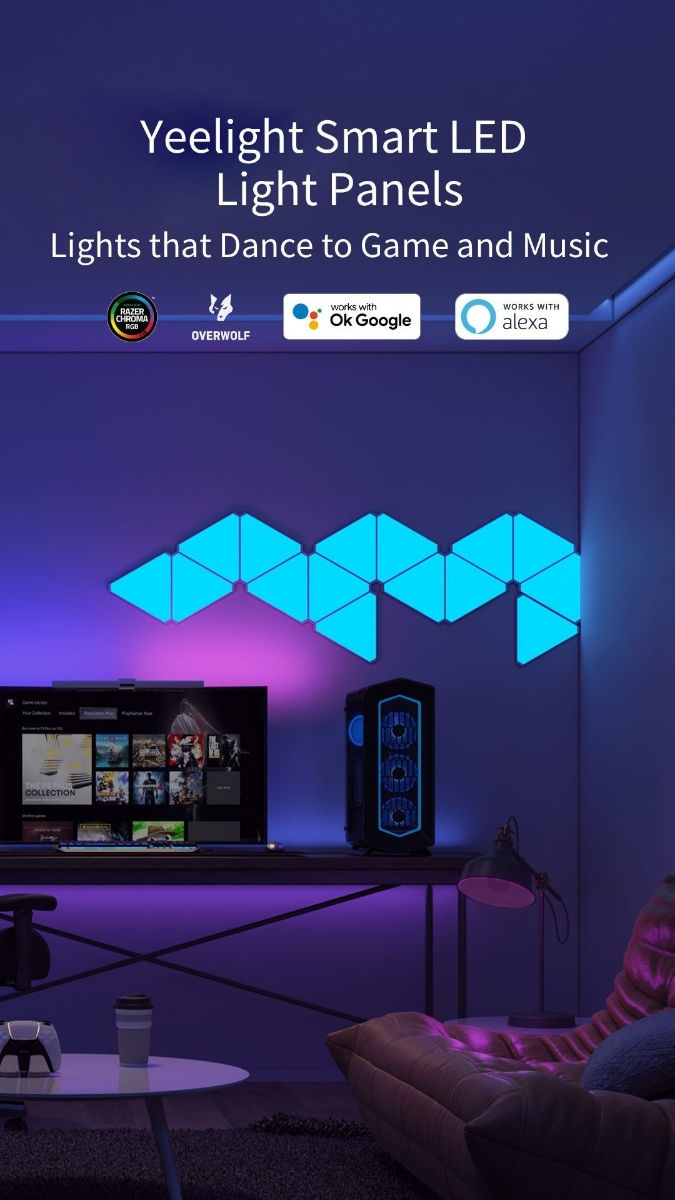 Светодиодная панель Yeelight Smart Light Panels-3 шт. foto 3