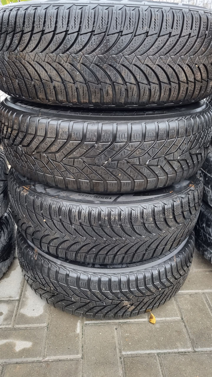 Roti 5x112, 195/65 r15 Audi, Vw, Scoda, Seat la 160 euro complectul