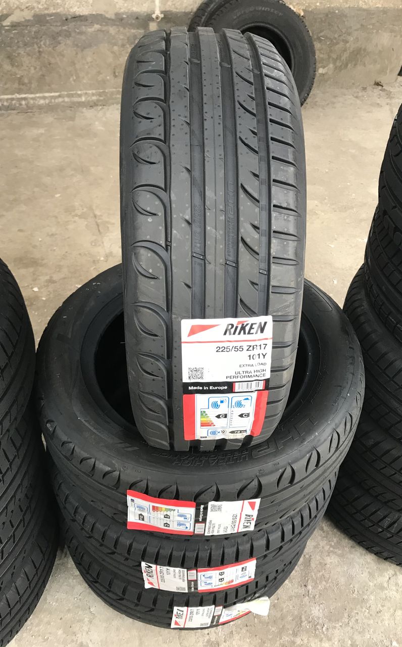 2 шины/2 anvelope 225/55 R17 Riken UHP (Michelin Group)/ Доставка, livrare toata Moldova foto 0