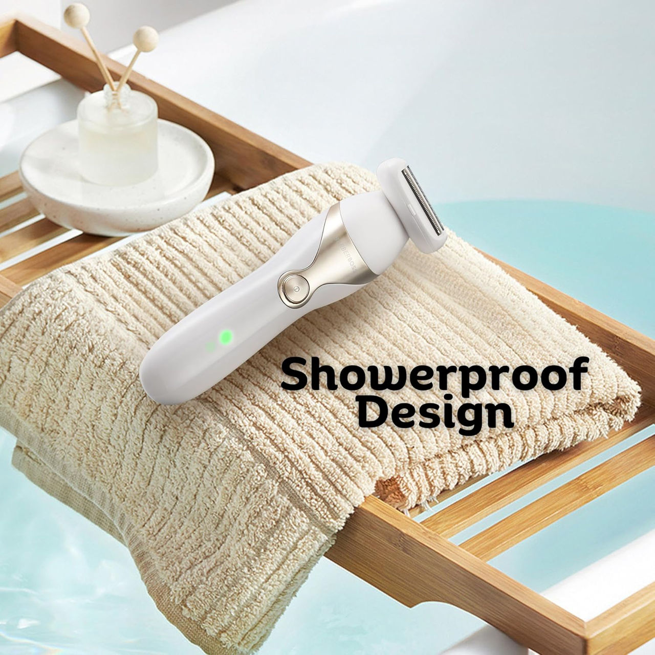 Aparat de ras electric pentru femei BarberBoss QR-8083 la umed si uscat.Cadou Perfect la sarbatori foto 3