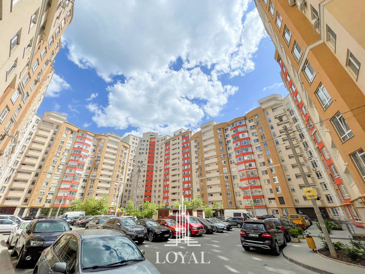 2-х комнатная квартира, 65 м², Чокана, Кишинёв