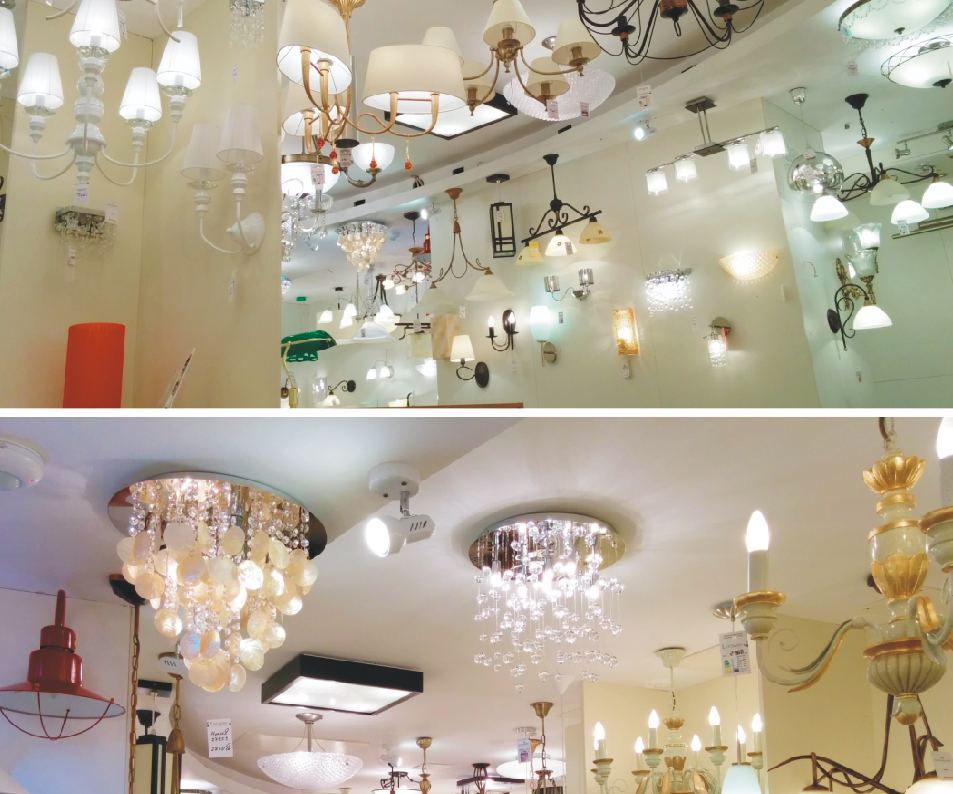 Luciano - магазин люстр в центре Кишинева - светильники, бра, лампы и торшеры. foto 2