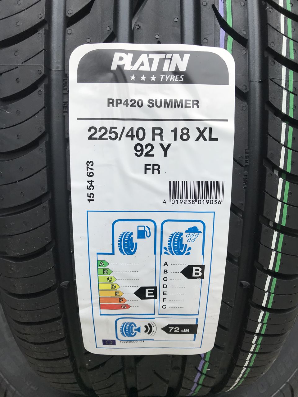 225/40 R18 Platin Rp420/ Доставка, livrare toata Moldova foto 2
