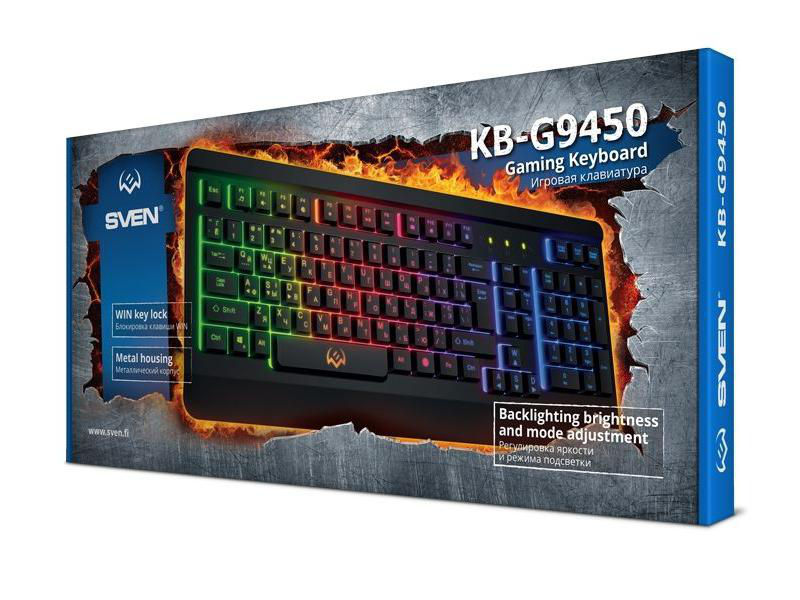 Клавиатура sven kb g9450 настройка