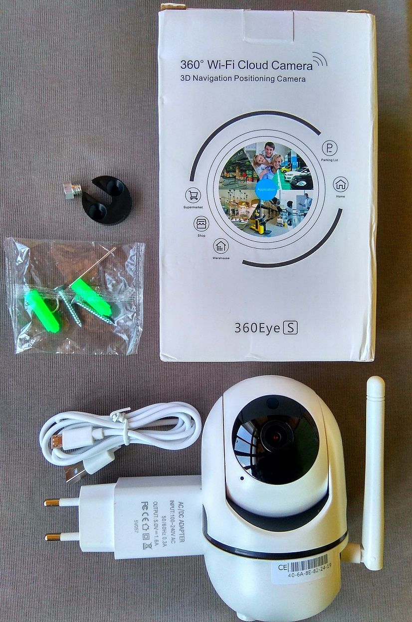 Умная IP камера WiFi 360 Eyes EC80-Y13 с двусторонним аудио и ...