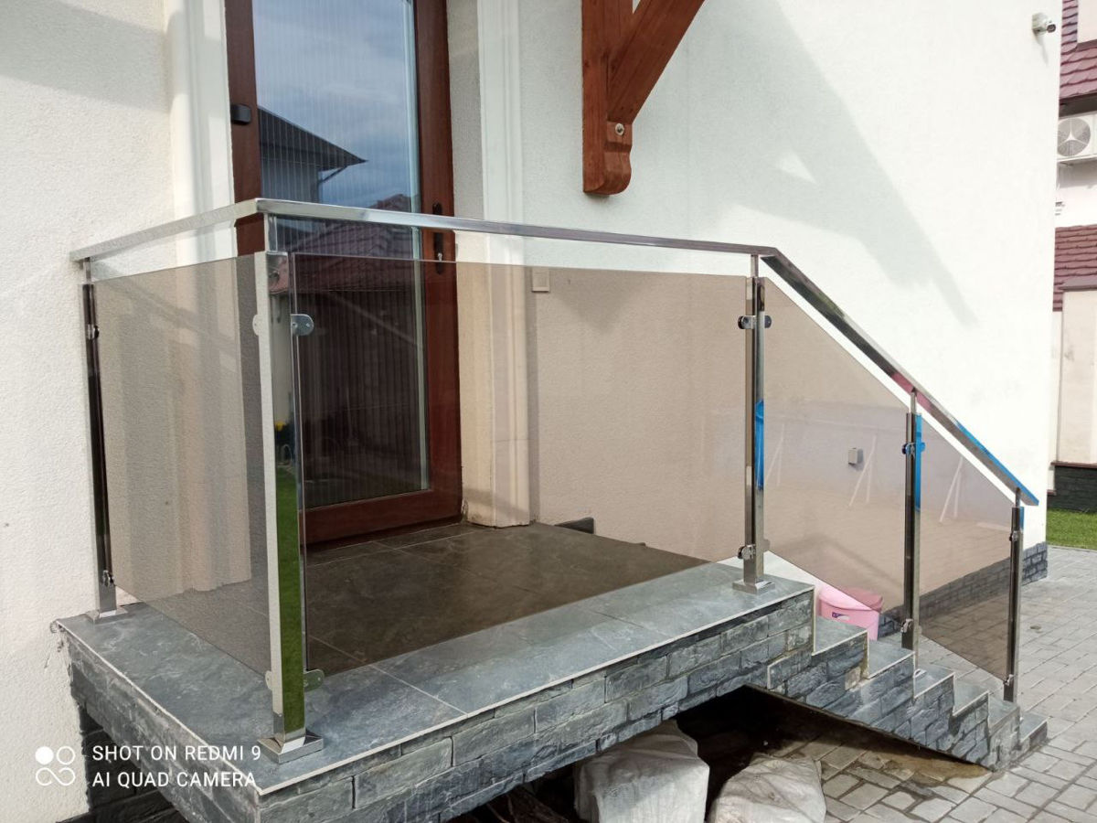 Balustrade din sticlă securizată foto 8