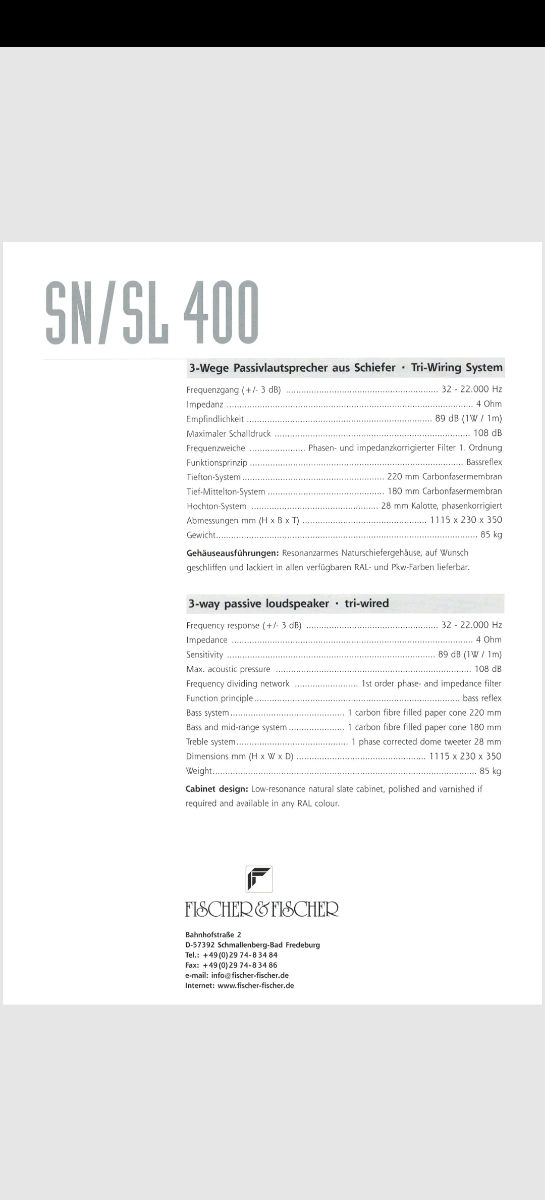 Fischer & Fischer SN 400 foto 9