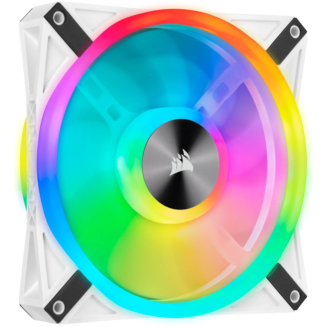 iCUE QL140 RGB 140mm PWM White Fan — Single Pack фото 2