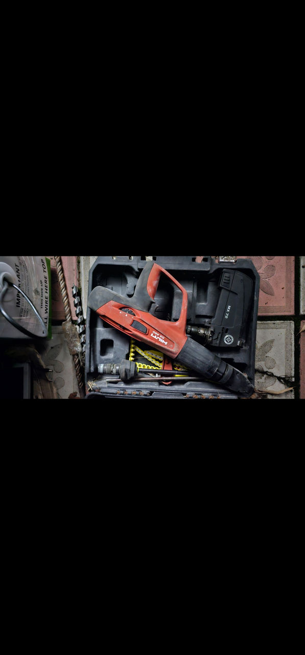 Hilti pistol cuie beton пистолет дюбель бетон фото 1