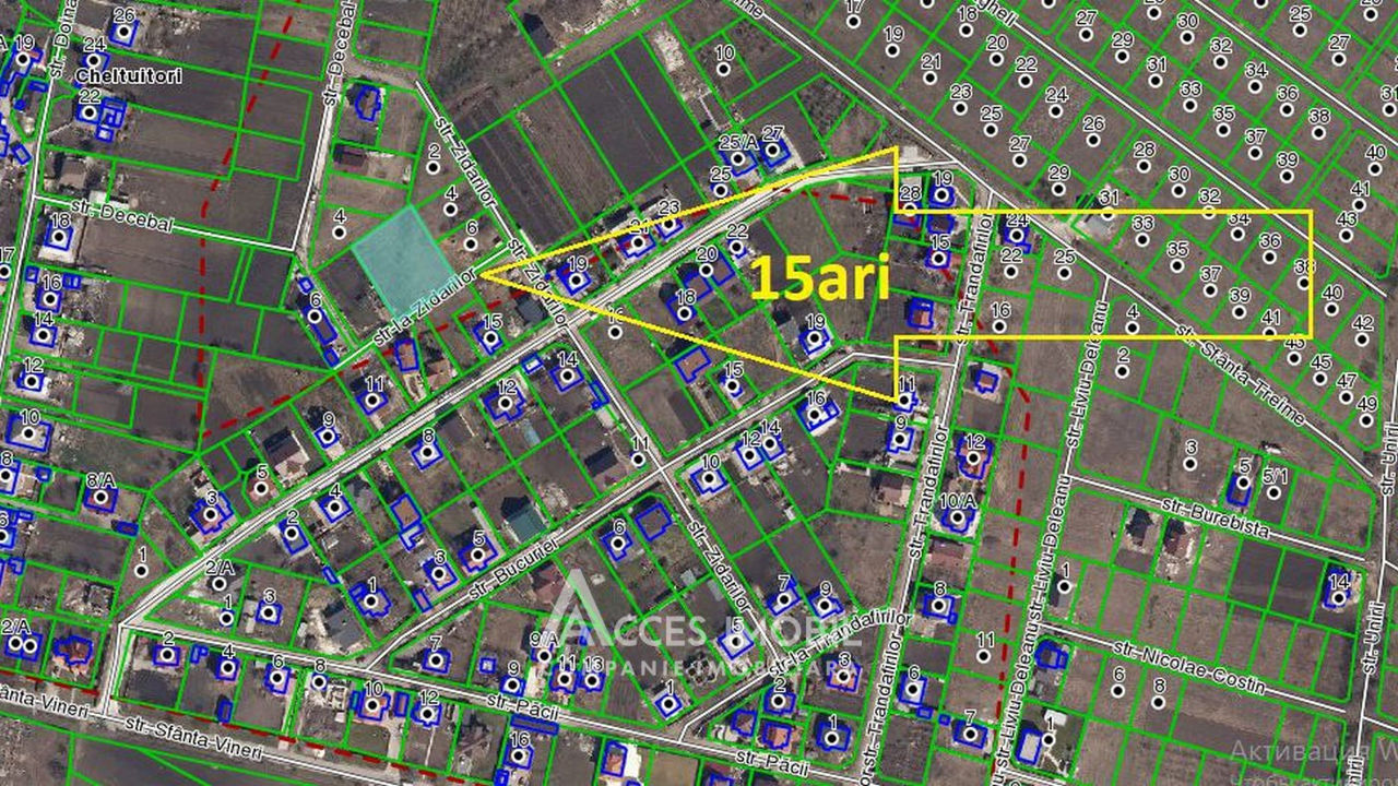 Teren pentru construcții, 15 ari! Cheltuitor, str. Zidarilor! foto 5