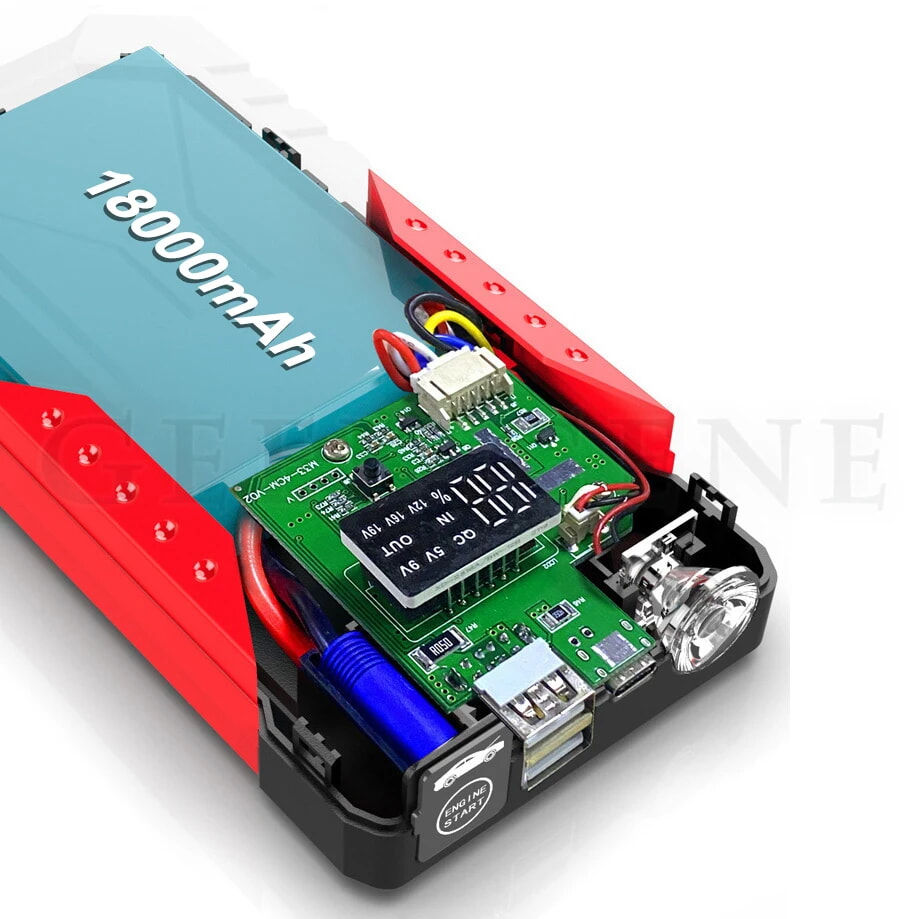 Пусковое устройство для автомобиля / Jump Starter 18000 mAh foto 2