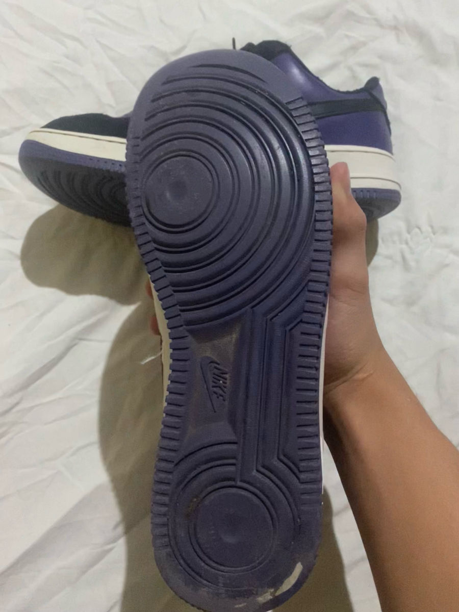 Nike Air Force 1 Low Black Purple foto 2