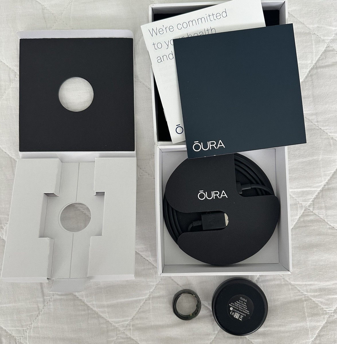 Oura-Ring Gen 3 Heritage Stealth Größe US11