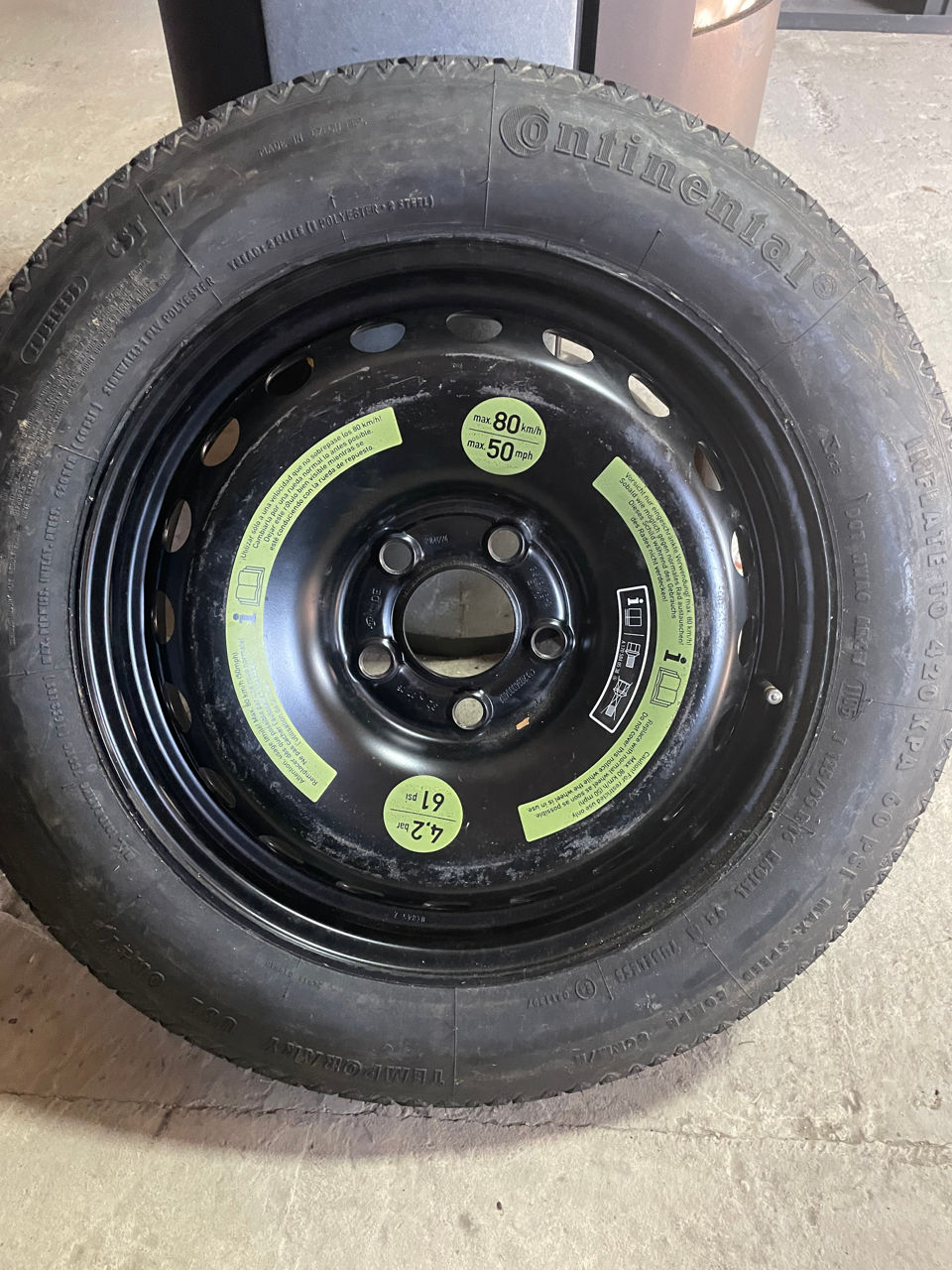 Roata de rezerva Mercedes 125/90 R16 фото 0
