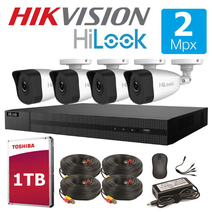 HIKVISION by HILOOK 2 Megapixeli IP POE 1TB Garantie 24 Luni foto 0