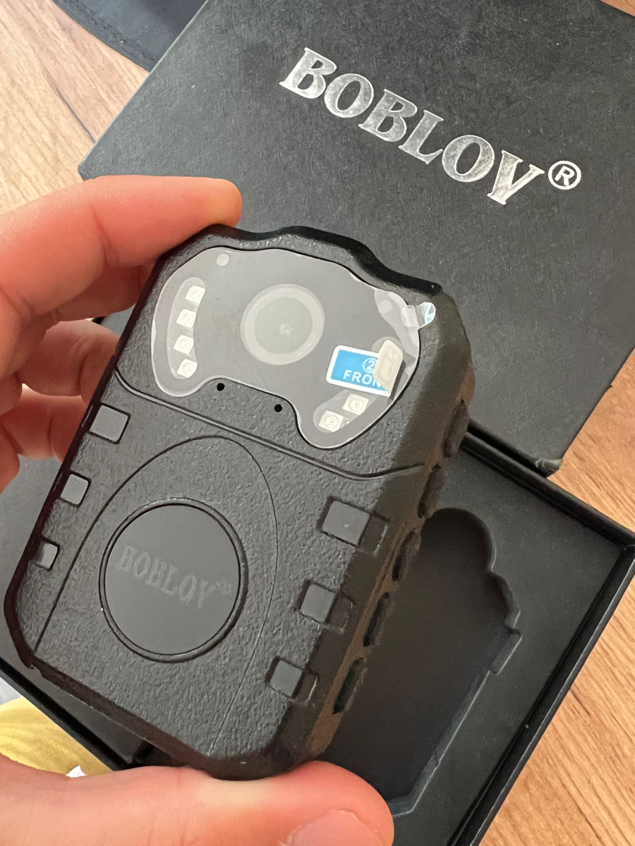 Нагрудный видеорегистратор полицейский на одежду Boblov WN10, 1080P, 170 фото 1