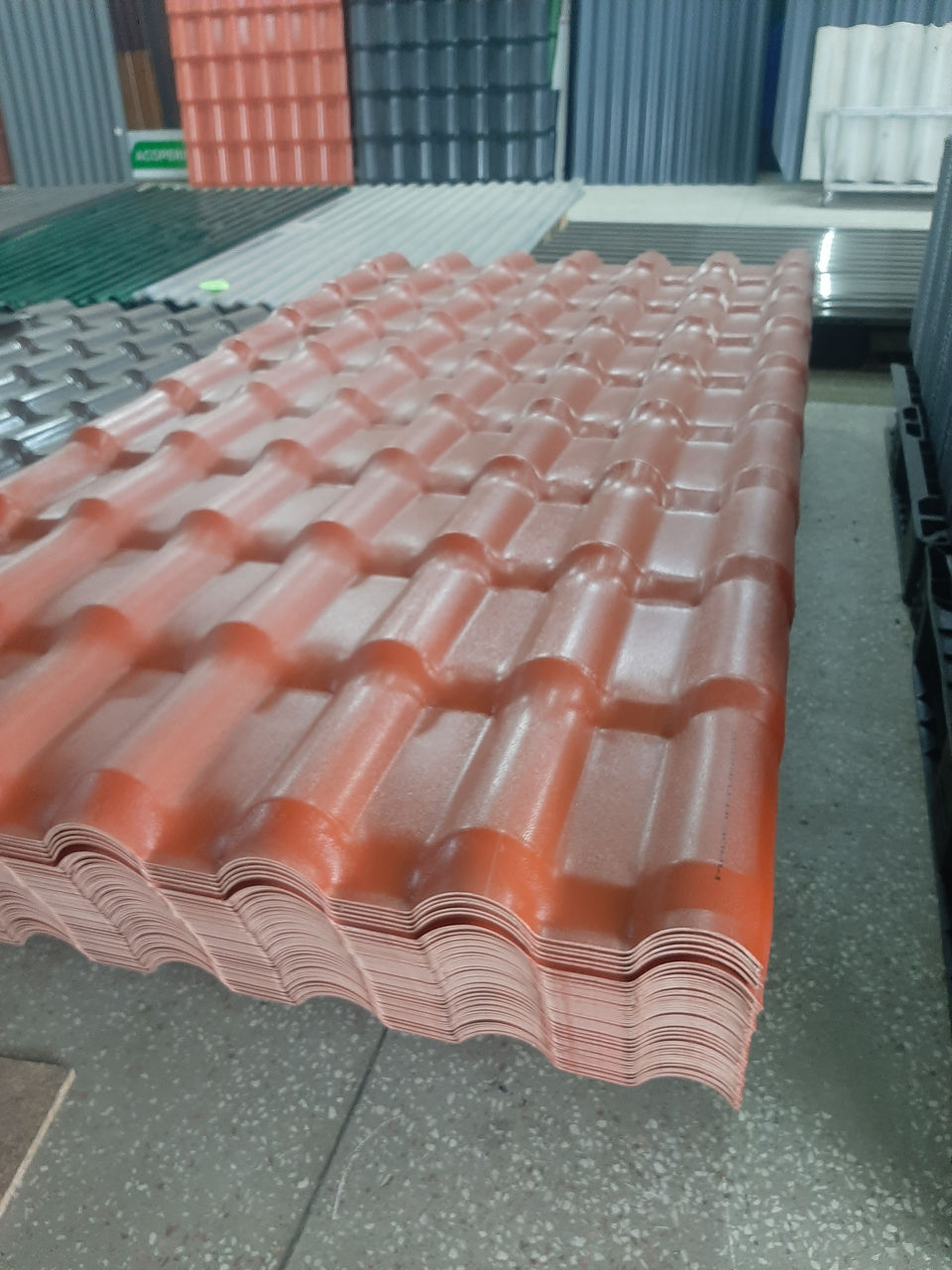 Панели для кровли кровельные листы pvc-asa IZOTILE фото 1