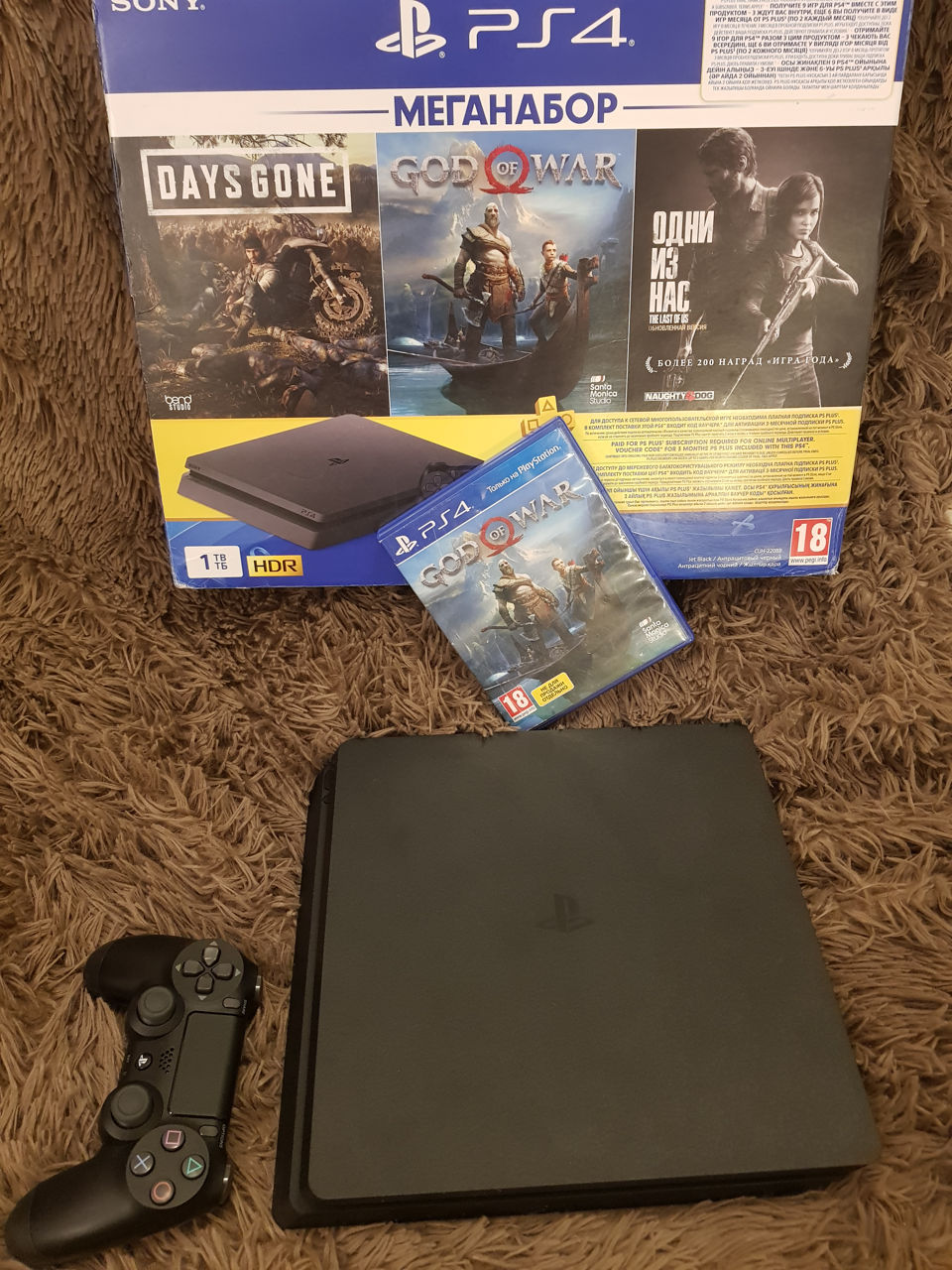 Приставка Sony Ps4 Slim 1tb Pro1tb Ps5 Slim Ревизия Новая Игры и подписка  Ps Plus EA Ubisoft