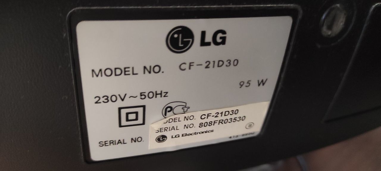 Телевизор LG "Golden Eye" 21" диагональ 54 см рабочий