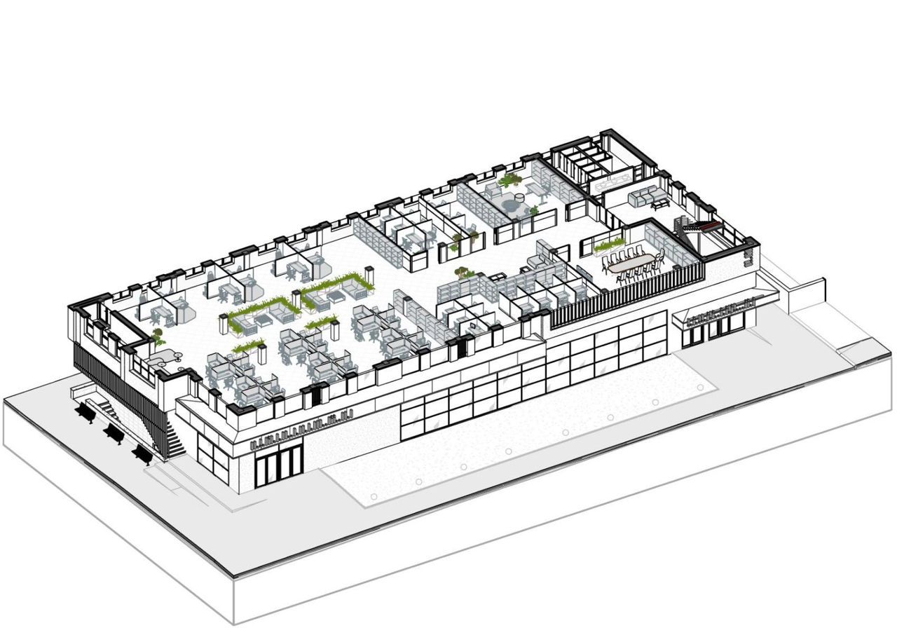 Centru Comercial/ S+P+1E/renovări/construcții/bunuri comerciale/3D/proiecte foto 5