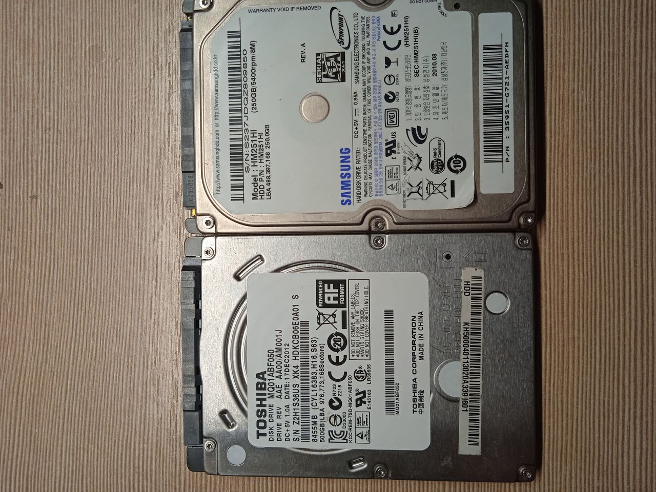 Два HDD для ноутбука