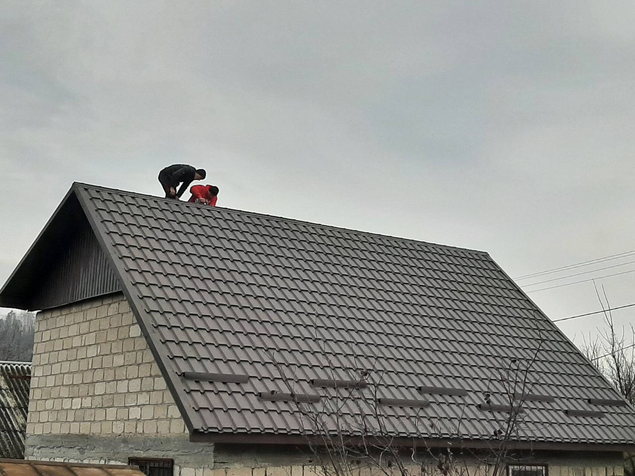 Montam acoperis din Tigla metalica foto 1