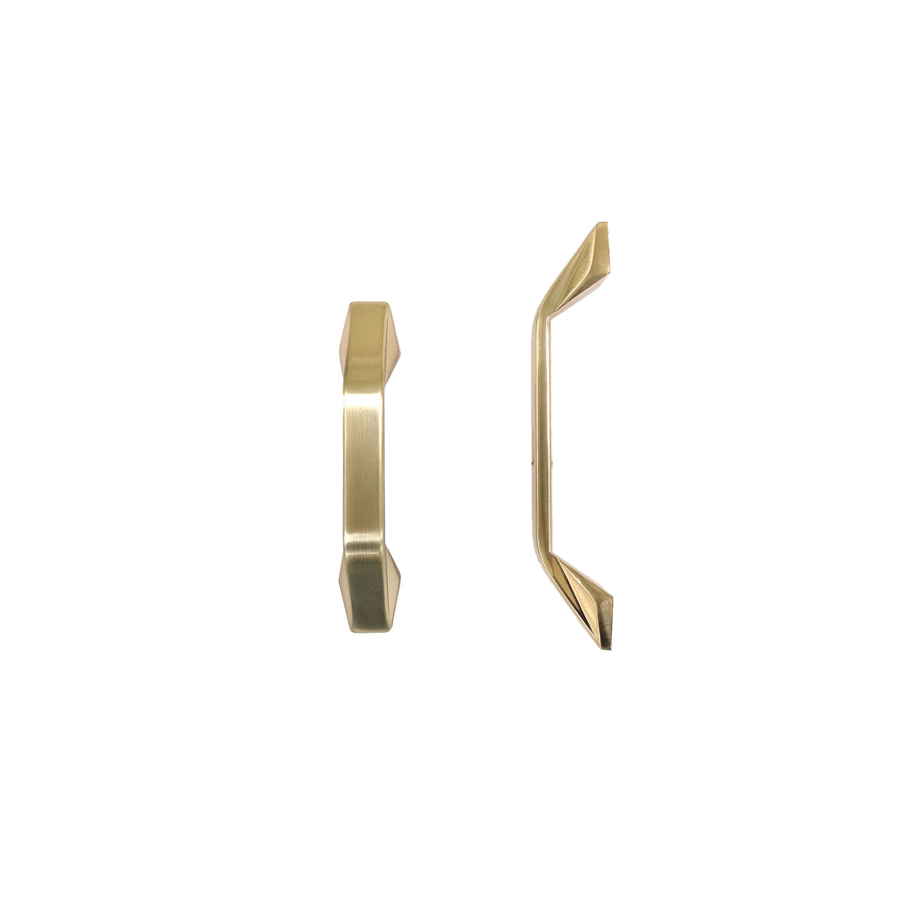 Maner pentru mobila Maner N06822 128 mm Brushed gold foto 1