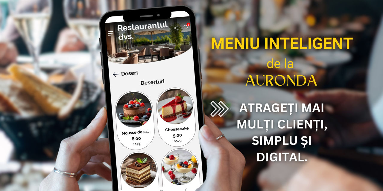 Meniu digital, cu qr code pentru restaurante și cafenele foto 2