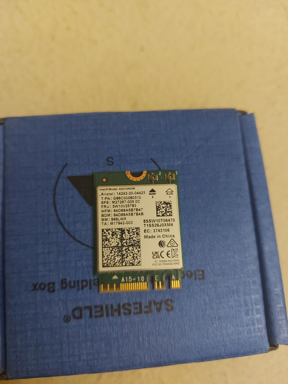 Intel AX210.NGWG with vPro, Bluetooth 5.2 Wireless