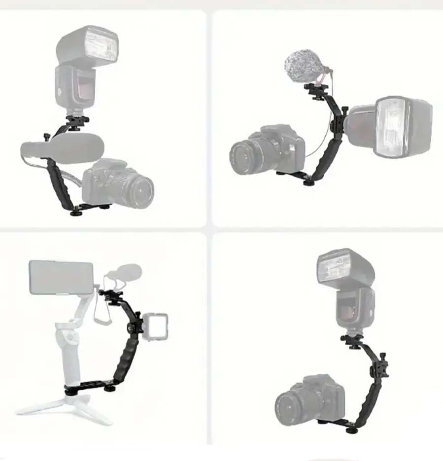 180 lei - L Video Grip, L-Bracket, L Plate Universal Camera 1/4 Inch Screw Swiss Vertical Video фото 6