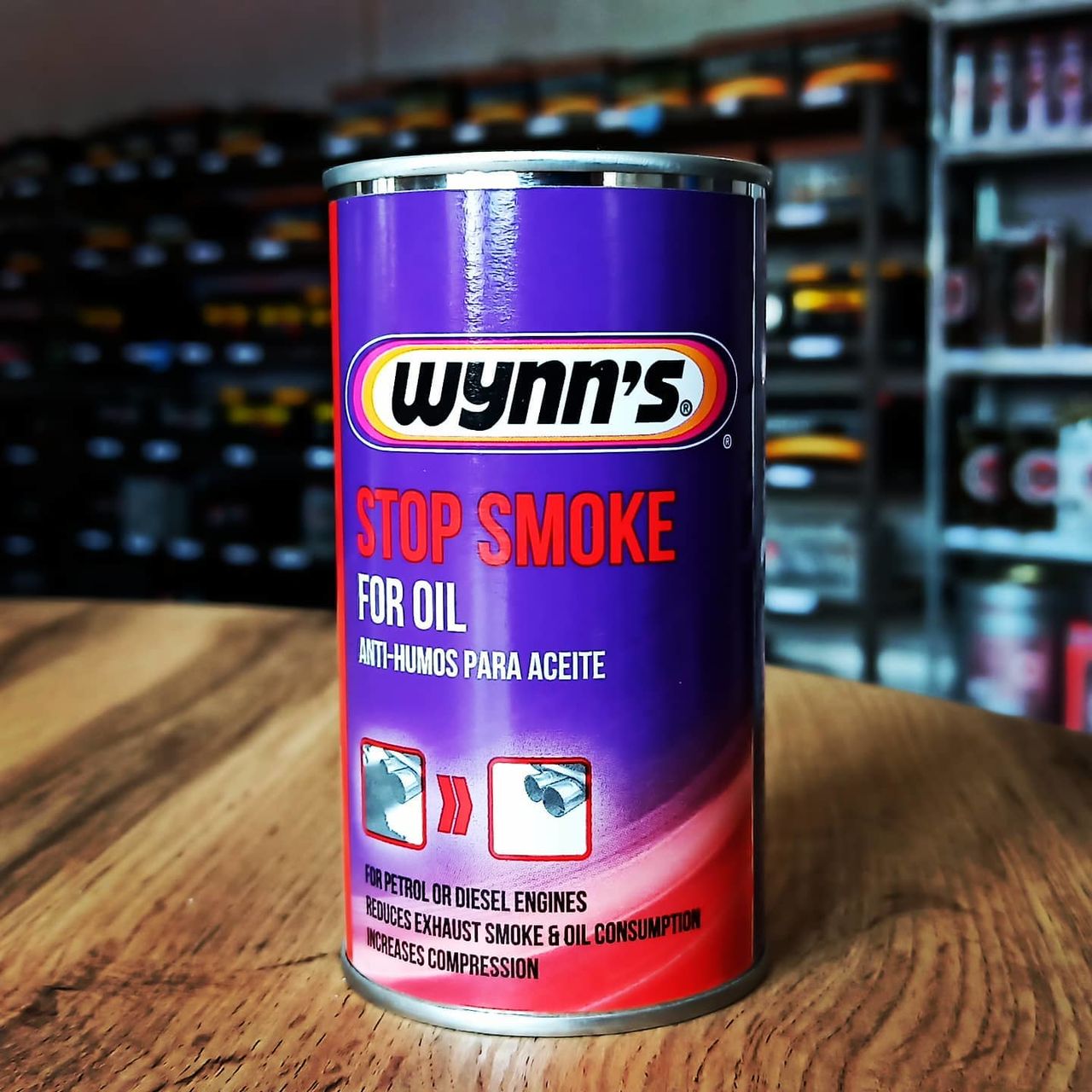 Wynn's Stop Smoke — маслорастворимая добавка, предназначенная для снижения выхлопного дыма. foto 0