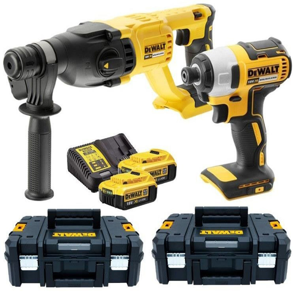 Set De Scule Cu Acumulator  Dewalt Dck2023M2T foto 0