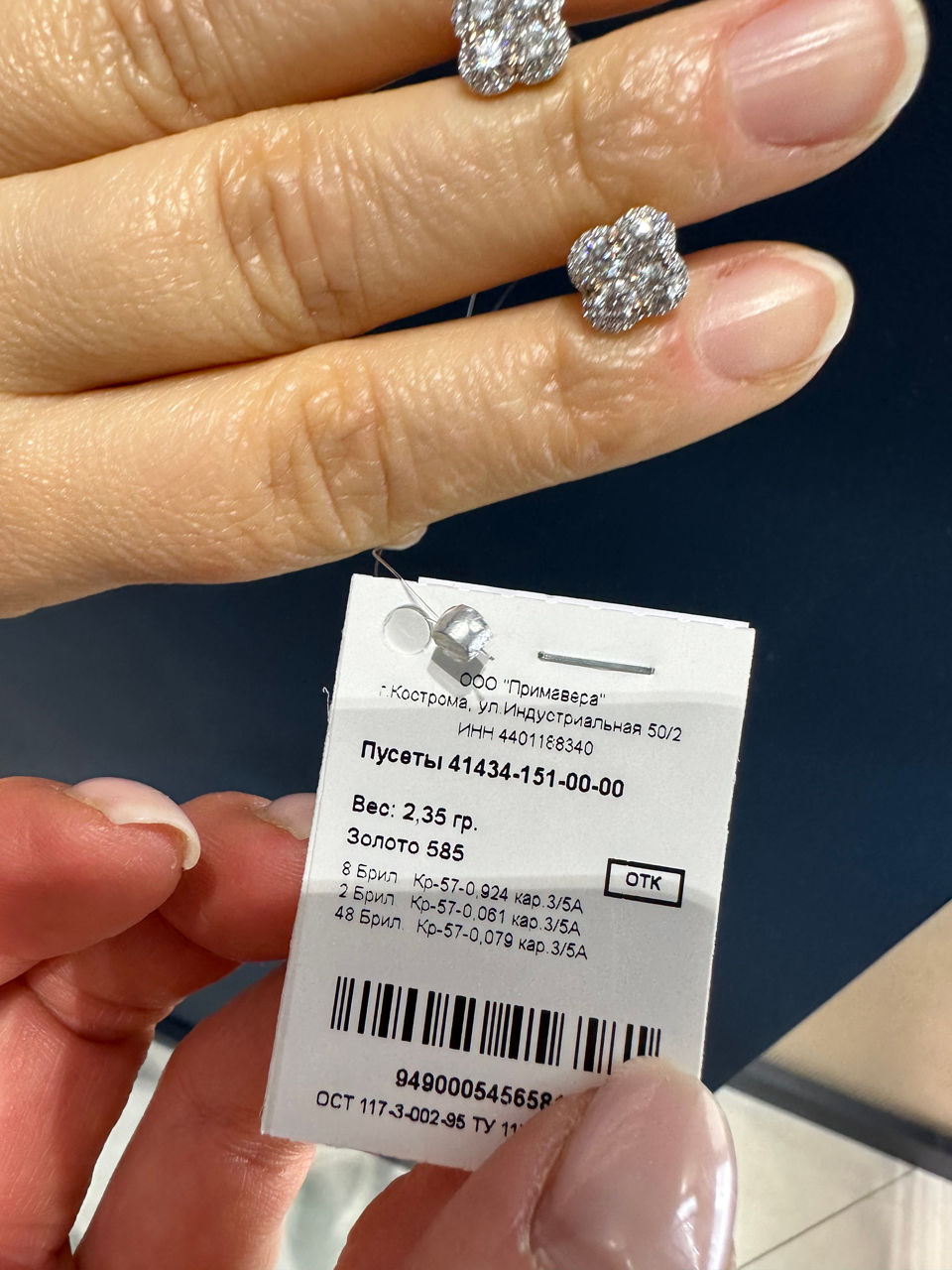 Cercei Diamante foto 2
