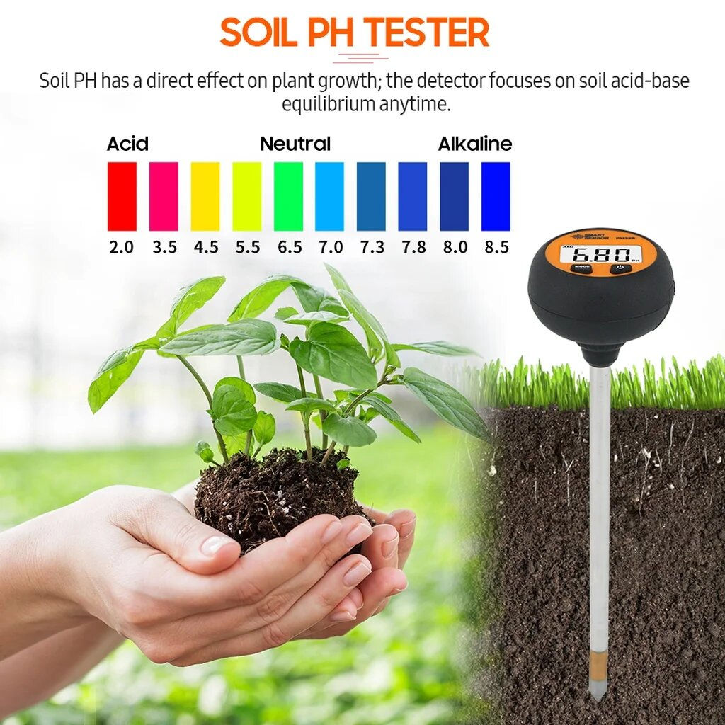 Analizator sol ph metru sol Анализатор почвы ph-метр почвы foto 11