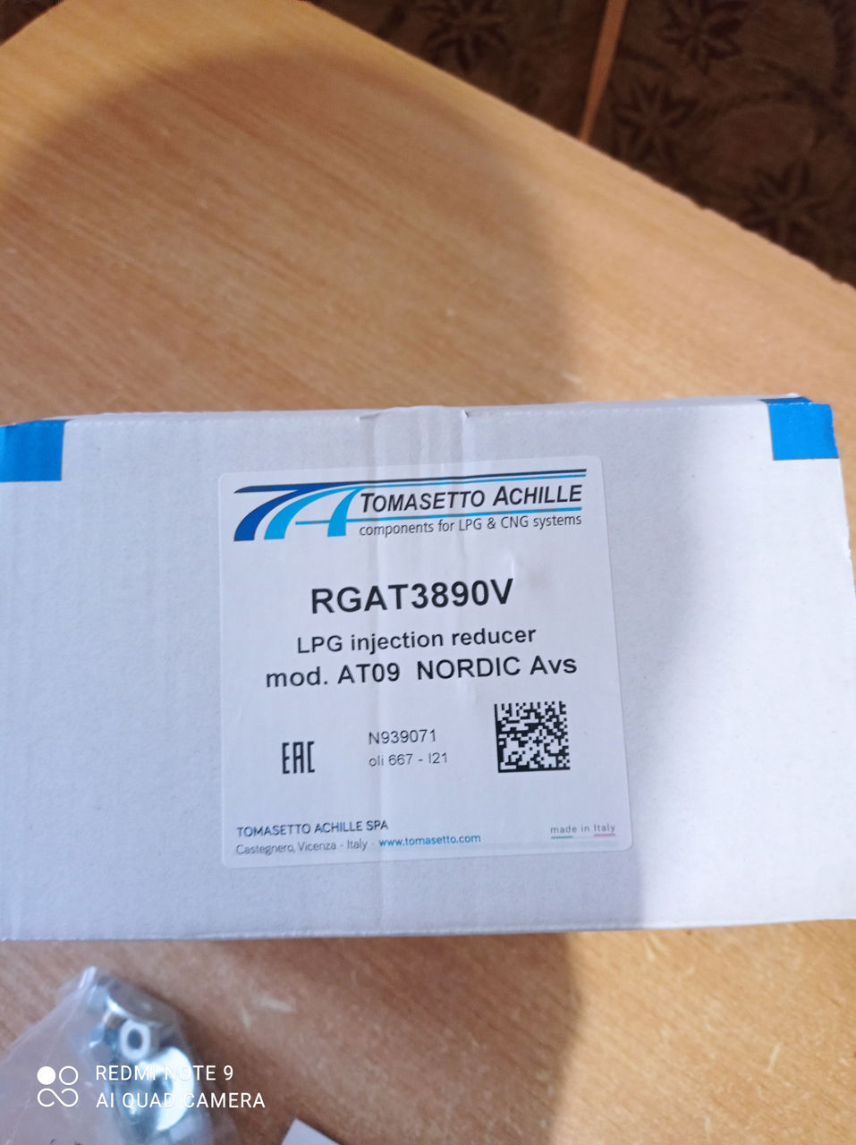 Газовый редуктор Tomasetto