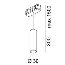 Corp de iluminat pt MS LTX 8W 558lm 06.0320.8.930.WH 3562 foto 1