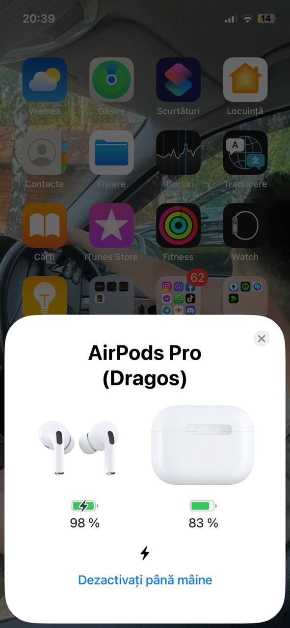 Casti fara fir AirPods Pro replica premium foto 3