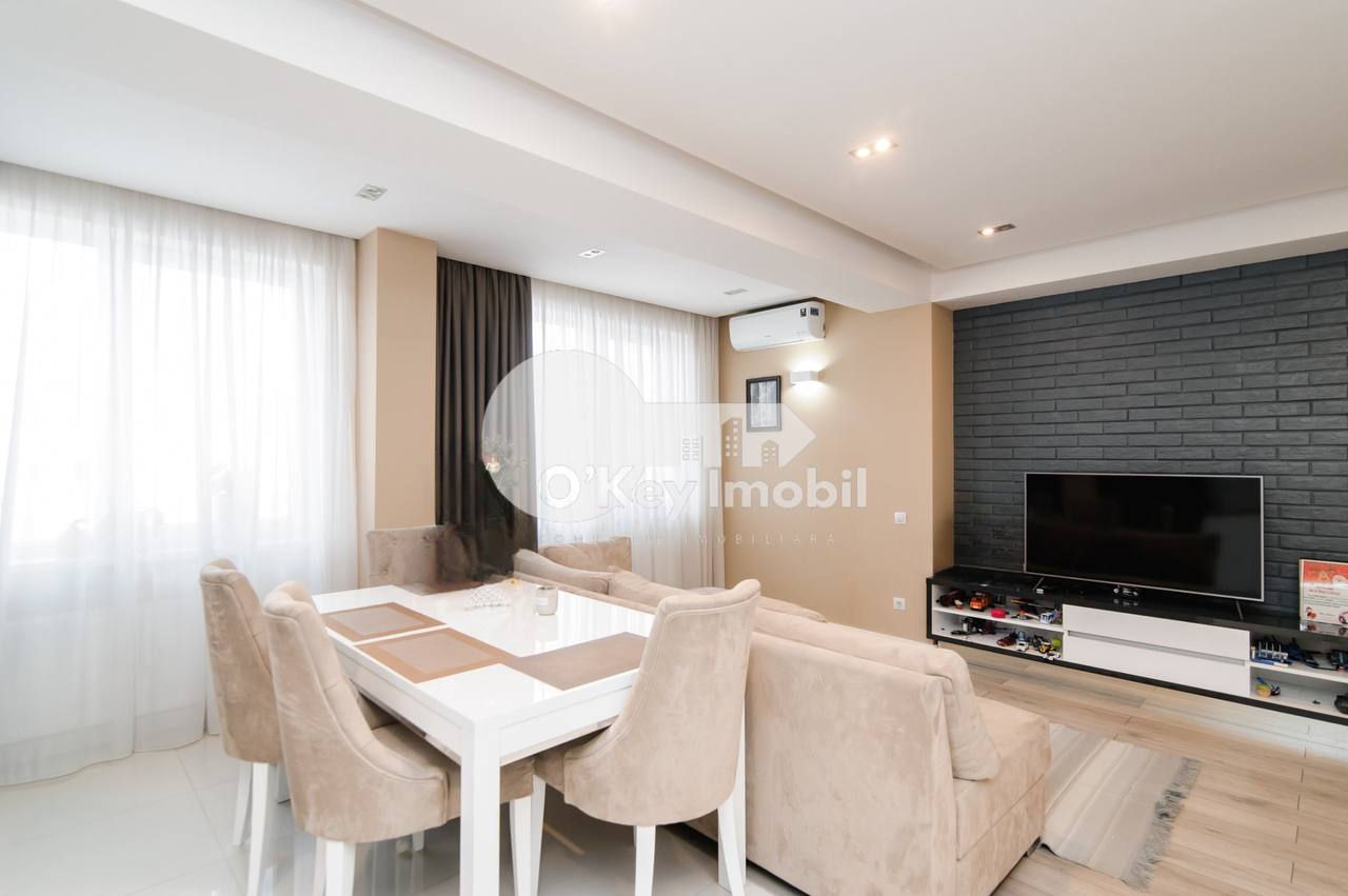Apartament cu 3 camere, 90 m², Buiucani, Chișinău foto 3