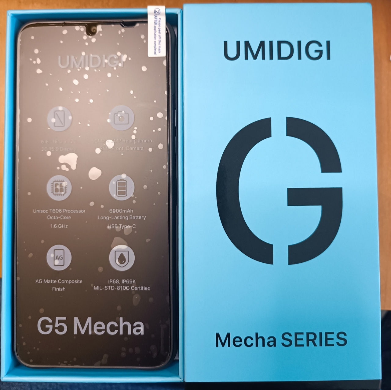 UMIDIGI Прочный смартфон G5 Mecha foto 1