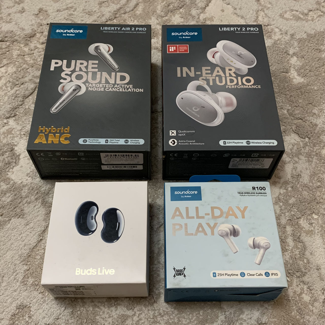 anker liberty air 2 vs galaxy buds