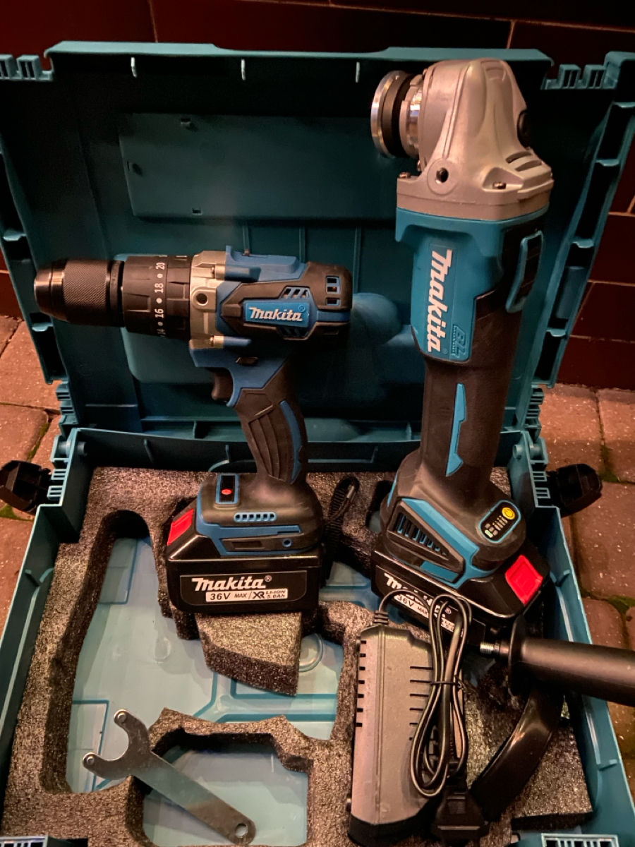 Болгарка + шуруповерт Makita foto 0