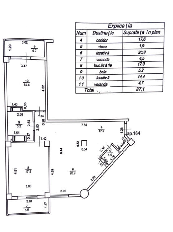 Apartament cu 2 camere, 87 m², Buiucani, Chișinău foto 10