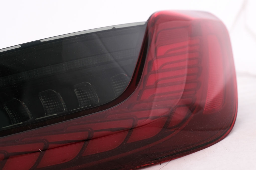 Stopuri LED compatibil cu BMW Seria 3 G20 G28 M3 G80 Sedan (2018-2022) Rosu Fumuriu cu Semnal Dinami foto 3