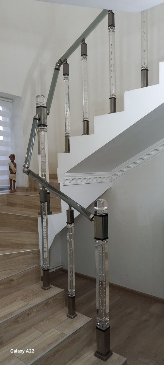 Balustade din Plexiglas , Steclă si Inox  !!! Перила из нержавейки , Плексиглас и Cтекла foto 10