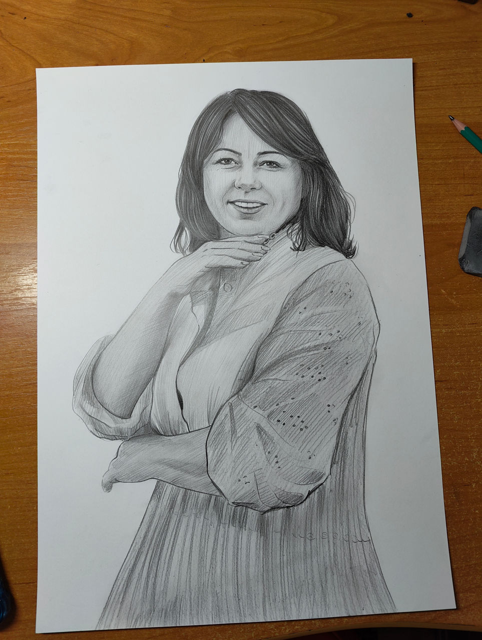 Portrete în creion simplu (grafit), orice format, cu ramă. Păstrează amintirile dragi! foto 12