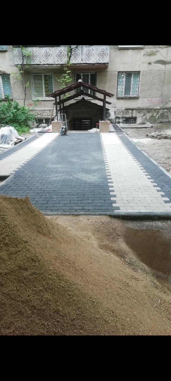 Укладка тротуарной плитки. foto 7