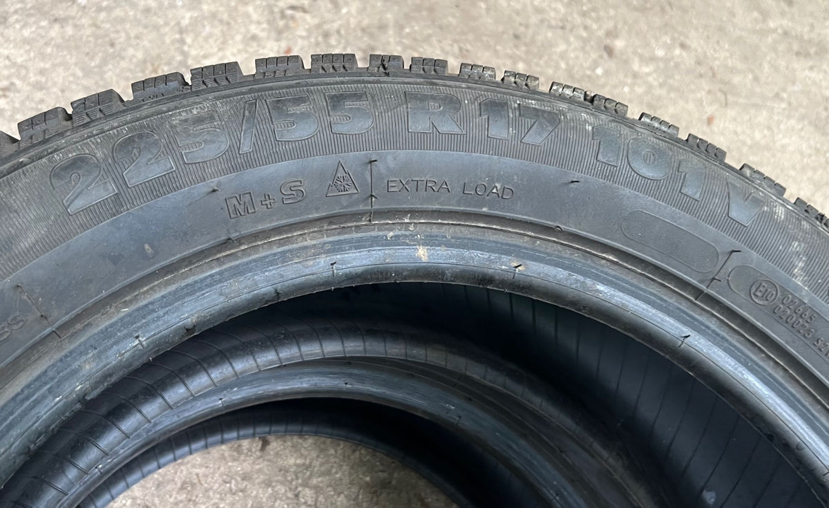 Продам 2 шины 225/55 R17 Riken Snow (Michelin Group) фото 10