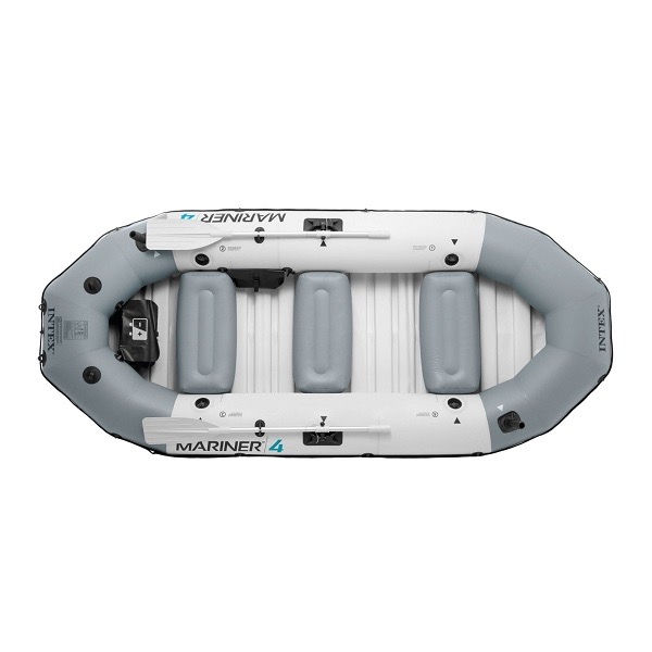 Intex Barca gonflabilă “Mariner 4” cu vâsle și pompă, 328x145x48 cm, până la 500 kg foto 1