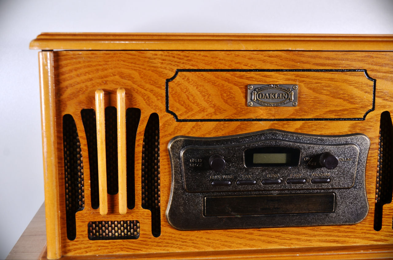 Daklin Museum Series Wooden Turntable Cd Tape Hi Fi Centre фото 6